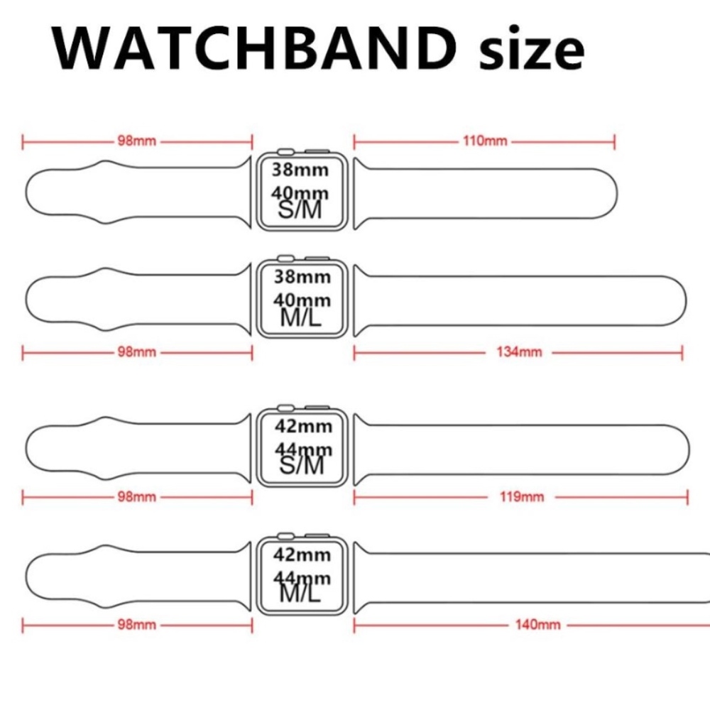 NEW Lavender  Silicone Band For Apple Watch - Picture 4 of 5